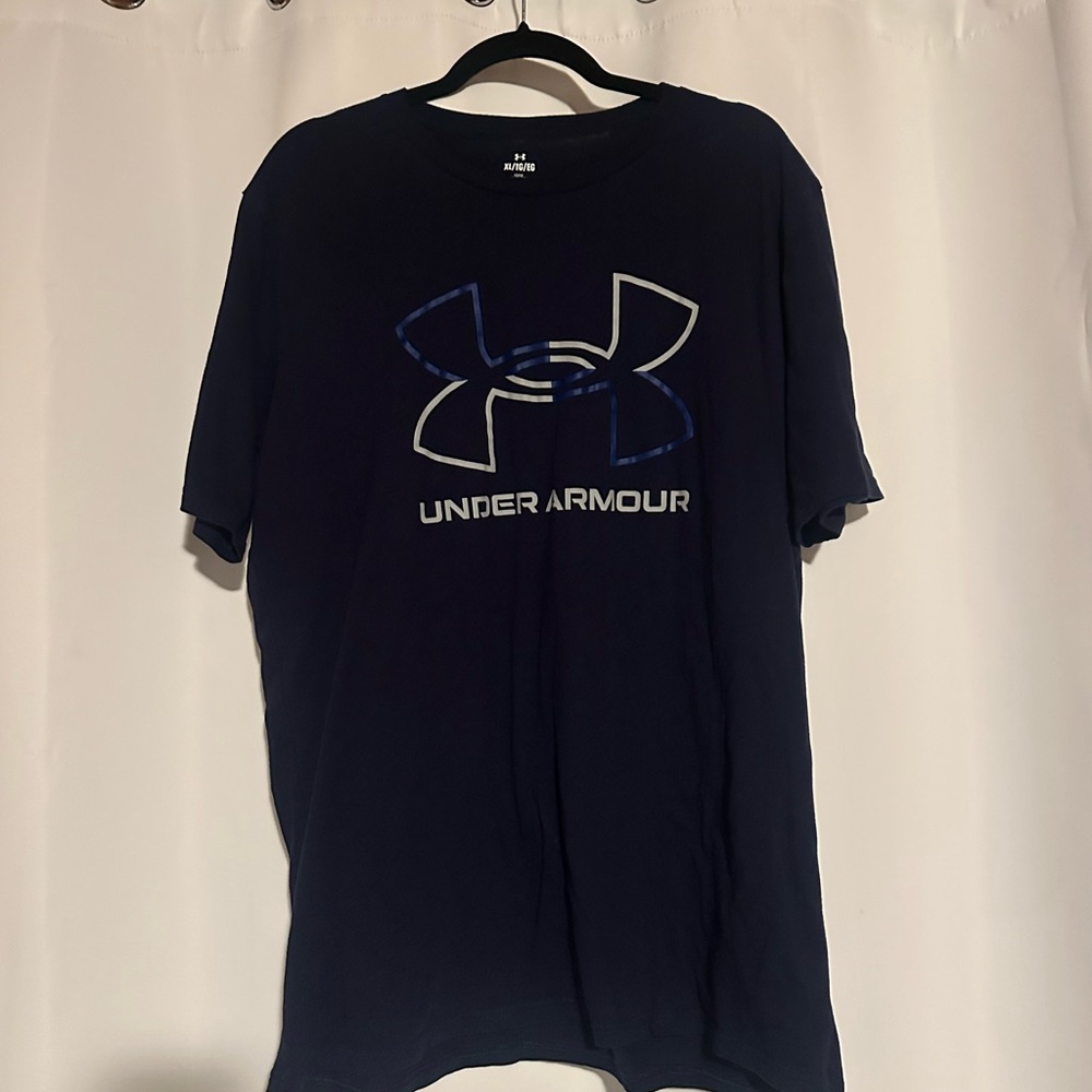 Under Armour Men's Navy Blue T-Shirt